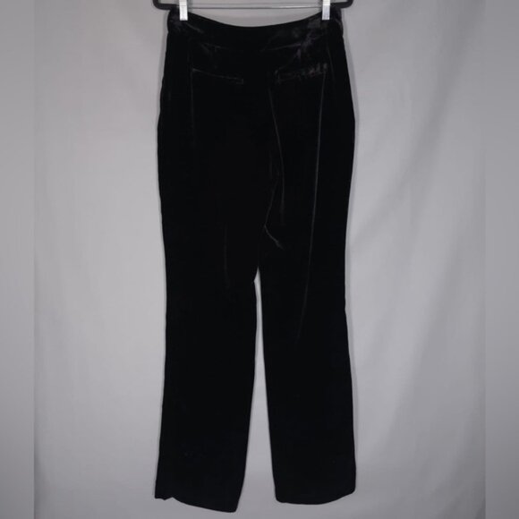 NWT MASSIMO DUTTI Women SILK MULBERRY Blend Velvet Trousers 5093/692/800 Size 8 - Picture 3 of 16